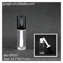 Transparent&Empty Plastic Round Lip Gloss Tube AG-LPG33, AGPM Cosmetic Packaging , Custom Colors/Logo